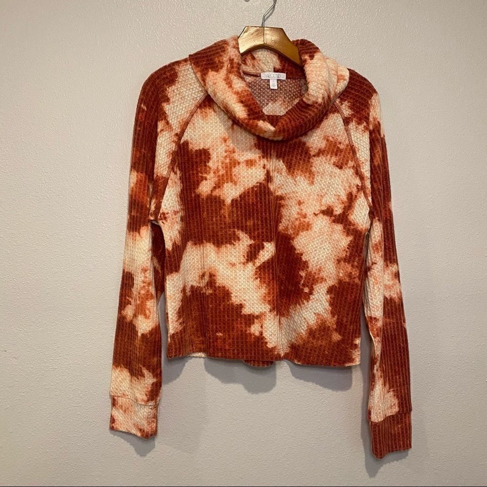 ABOUND - Nordstrom’s cowl neck, tie dye long sleeve top - NWT